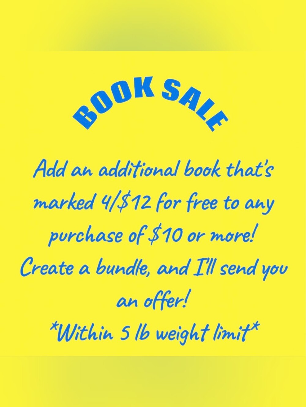 Book Sale - Add Free Book To $10 Purchase